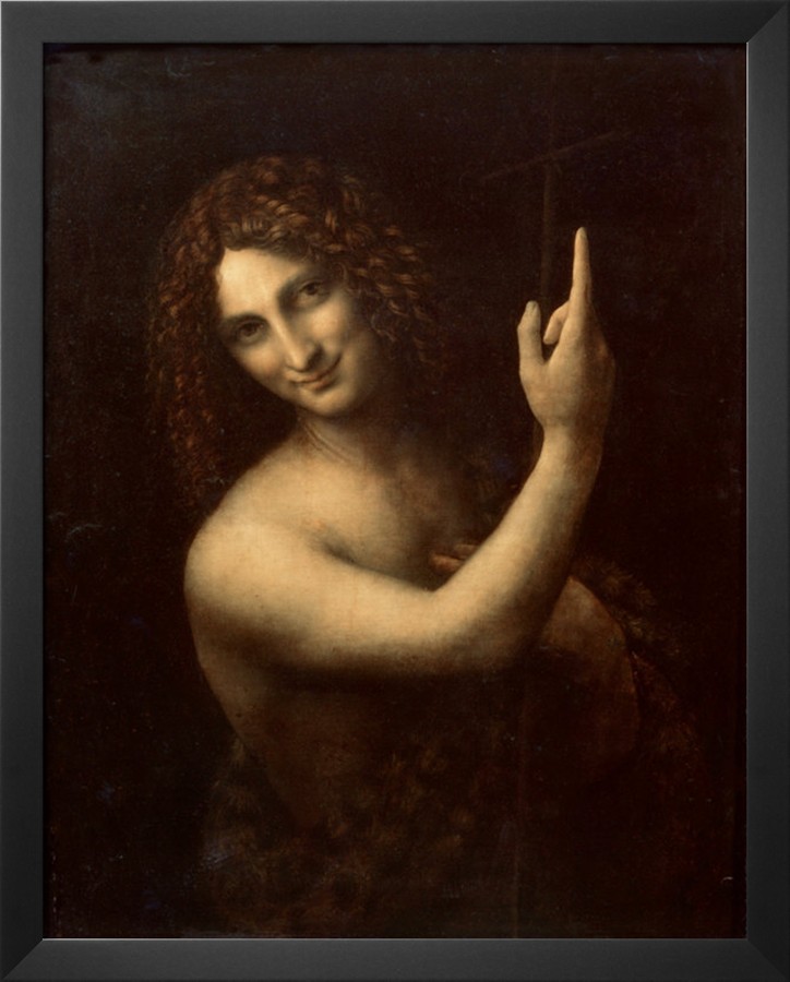 St. John The Baptist - Leonardo Da Vinci Painting